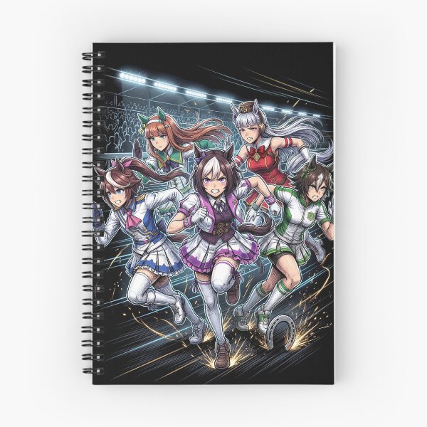 Item preview, Umamusume Pretty Derby Horse Girl Racing Track Start Gate Finish Line Tokai Teio Special Week Silence Suzuka Gold Ship Kawaii Anime Idol Sprint Fan Art Poster T-Shirt Sticker Print Gift designed and sold by Senpaiwaves.