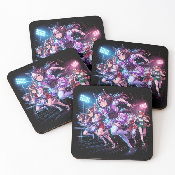 Item preview, Umamusume Pretty Derby Horse Girl Racing Track Start Gate Finish Line Tokai Teio Special Week Silence Suzuka Gold Ship Kawaii Anime Idol Sprint Fan Art Poster T-Shirt Sticker Print Gift designed and sold by Senpaiwaves.