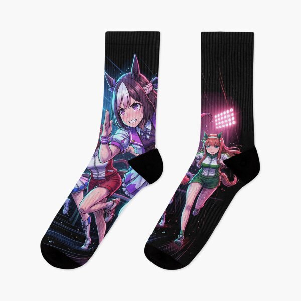 Item preview, Umamusume Pretty Derby Horse Girl Racing Track Start Gate Finish Line Tokai Teio Special Week Silence Suzuka Gold Ship Kawaii Anime Idol Sprint Fan Art Poster T-Shirt Sticker Print Gift designed and sold by Senpaiwaves.