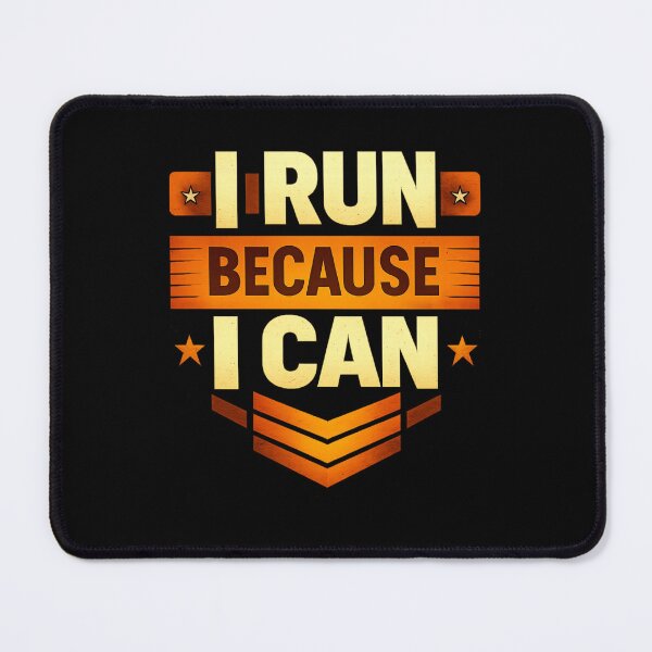 Item preview, I Run Because I Can Motivational Running Design designed and sold by endurothreads.