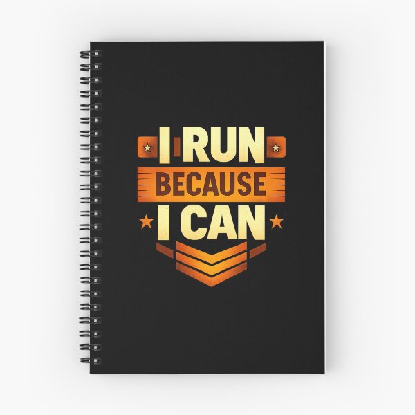 Item preview, I Run Because I Can Motivational Running Design designed and sold by endurothreads.