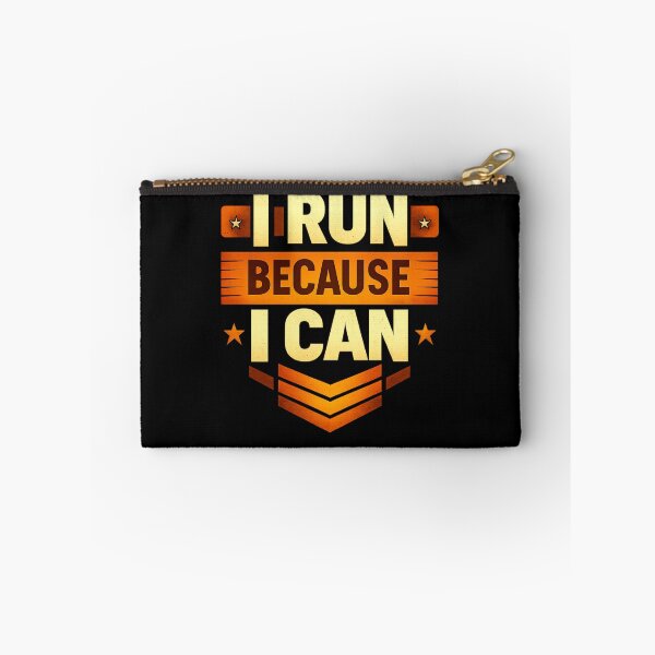 Item preview, I Run Because I Can Motivational Running Design designed and sold by endurothreads.