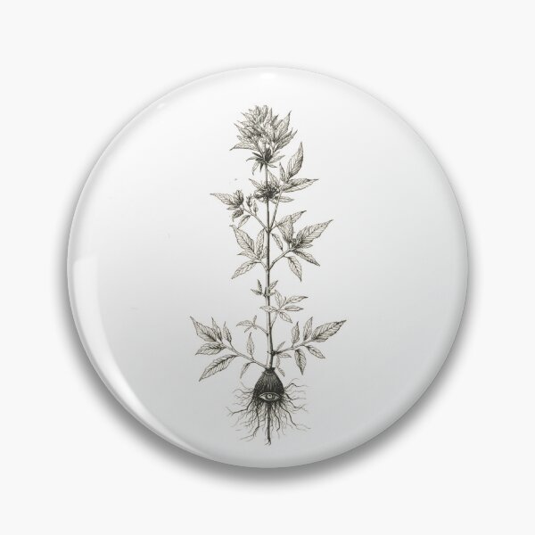 Item preview, Wormwood Witch Herb - Slavic Botany Etching - Dark Herbalist Art designed and sold by YvkafromPoland.
