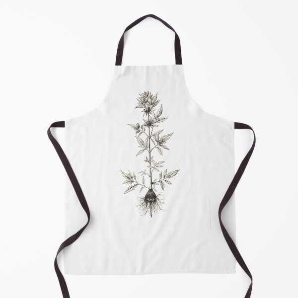 Item preview, Wormwood Witch Herb - Slavic Botany Etching - Dark Herbalist Art designed and sold by YvkafromPoland.