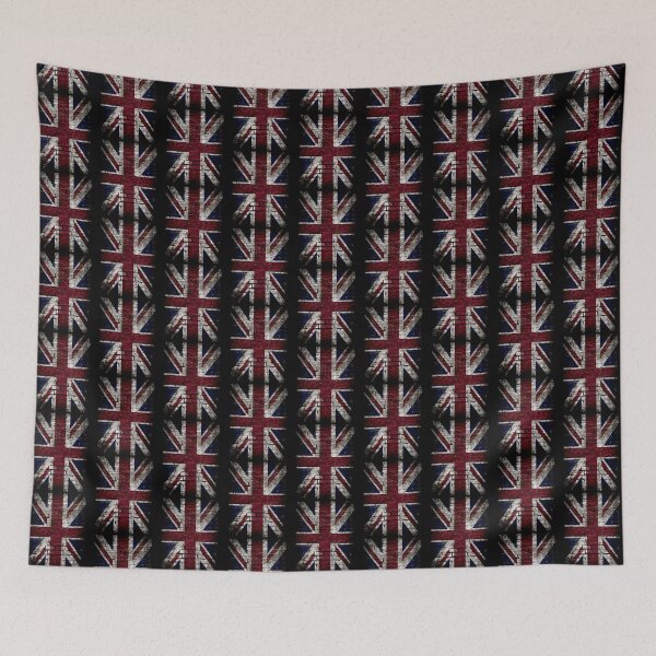 Item preview, Grunge UK Flag, Great Britain, Punk Style Distressed Wall designed and sold by gorillamerch.