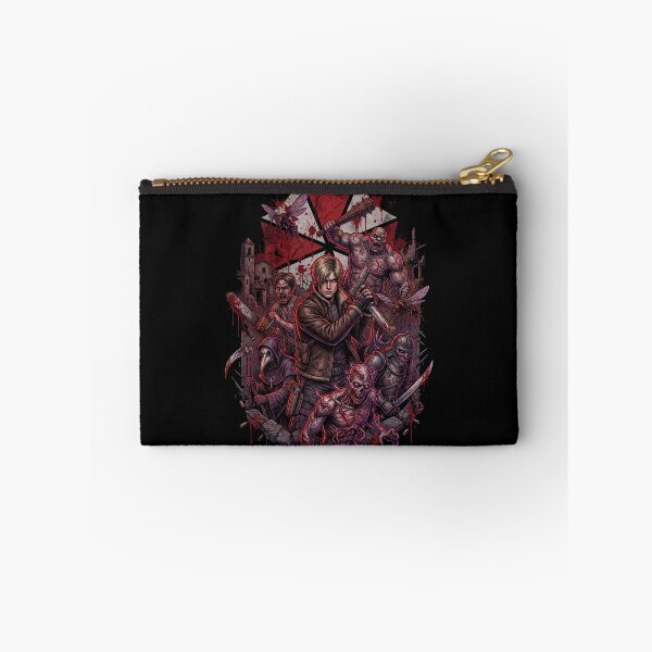 Item preview, Resident Evil 4 Remake Jill Chris Leon Claire S.T.A.R.S. RPD Raccoon City Zombies Nemesis Tyrant Biohazard Collage Fan Art Poster T-Shirt Sticker Print Gift designed and sold by Senpaiwaves.