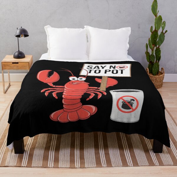 Item preview, Funny Crawfish Boil Crew Pun Lobster Say No To Pot Festival  designed and sold by MyzoToyota.