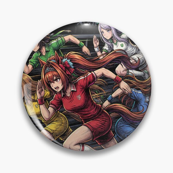 Item preview, Umamusume Pretty Derby Horse Girl Racing Track Start Gate Finish Line Tokai Teio Special Week Silence Suzuka Gold Ship Kawaii Anime Idol Sprint Fan Art Poster T-Shirt Sticker Print Gift designed and sold by Senpaiwaves.