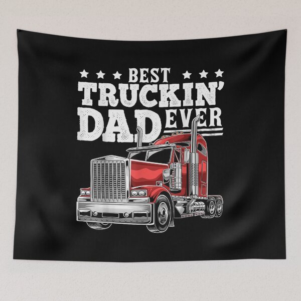 Item preview, Best Truckin Dad Ever Big Rig Trucker Father's Day gift designed and sold by FlorineCathy.