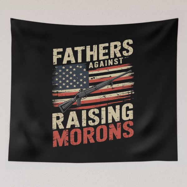 Item preview, Fathers Against Raising Morons American Flag Father's Day5 designed and sold by KotexTemu.