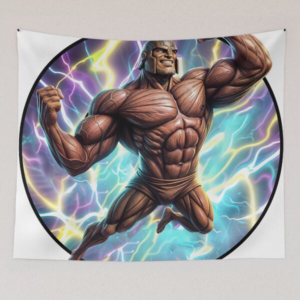 Item preview, Voltage Titan: Anatomical Power in Electric Fury designed and sold by ForeverPrintsOK.