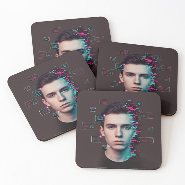 Item preview, Glitched Emotions – Overthinking Club designed and sold by VikrantCreative.