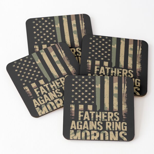 Item preview, Fathers Against Raising Morons Camo USA Flag Father's Day  designed and sold by KotexTemu.