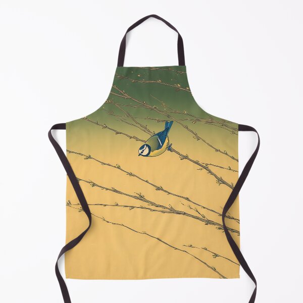 Item preview, Blue Tit Among Budding Branches designed and sold by Ukiyo Aviary.