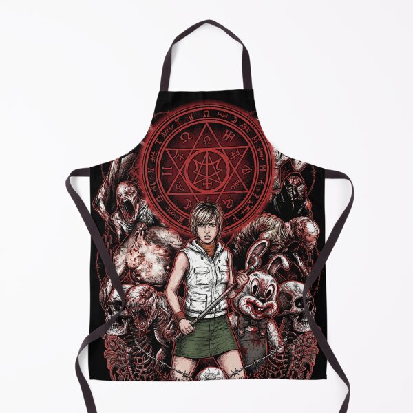 Item preview, Silent Hill 3 Cheryl Masons Nightmare Heather Horror Monsters Closer Double Head Nurse Pendulum Slurper Valtiel Missionary God Psychological Terror Fan Art Collage Poster T-Shirt Sticker Pyramid Head designed and sold by Senpaiwaves.
