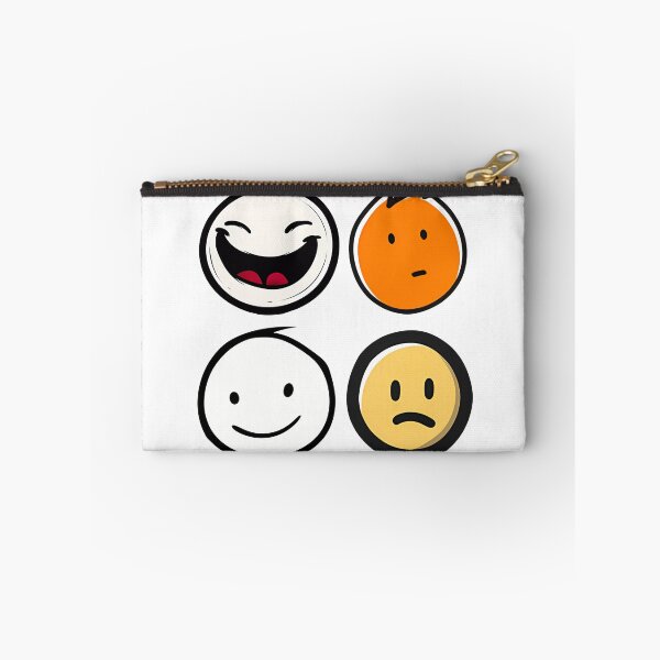 Item preview, Doodle Faces Emoji Set - Minimalist Cartoon Moods Emotional Expression designed and sold by DesignArtist.ia.