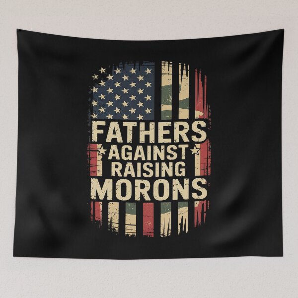 Item preview, Fathers Against Raising Morons Father's Day Funny Dad Joke  designed and sold by KotexTemu.