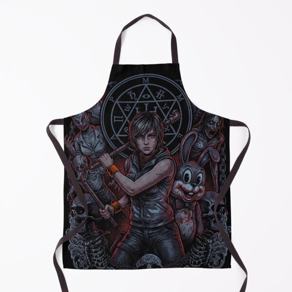 Item preview, Silent Hill 3 Cheryl Masons Nightmare Heather Horror Monsters Closer Double Head Nurse Pendulum Slurper Valtiel Missionary God Psychological Terror Fan Art Collage Poster T-Shirt Sticker Pyramid Head designed and sold by Senpaiwaves.