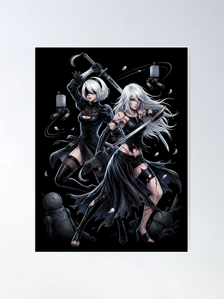 2B & A2 NieR Automata YoRHa No.2 Type B Android Blindfold White