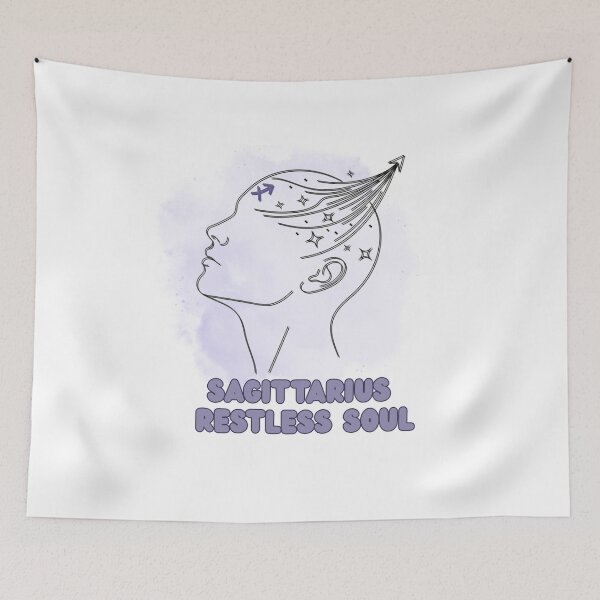 Item preview, Sagittarius Freedom-Minimal Fine Line Zodiac Art designed and sold by joleyjl.