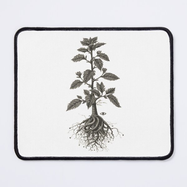 Item preview, Wormwood Witch Herb - Slavic Botany Etching - Dark Herbalist Art designed and sold by YvkafromPoland.