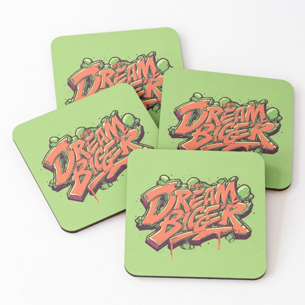 Item preview, card with quotes "Dream Bigger" designed and sold by Ariadna de Raadt.