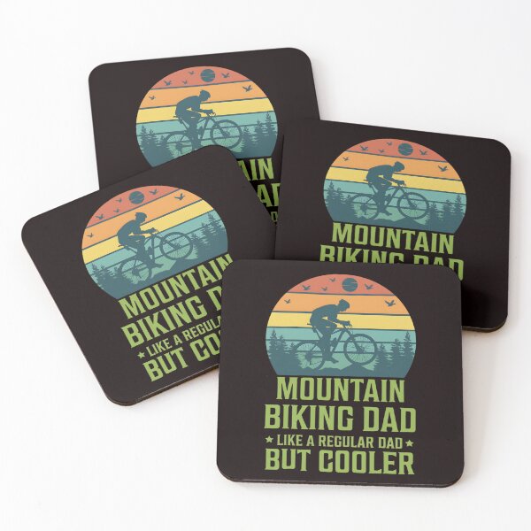 Item preview, Vintage Mountain Biking Dad, Retro Biker Father Gift designed and sold by DesignDenDo ⭐⭐⭐⭐⭐.