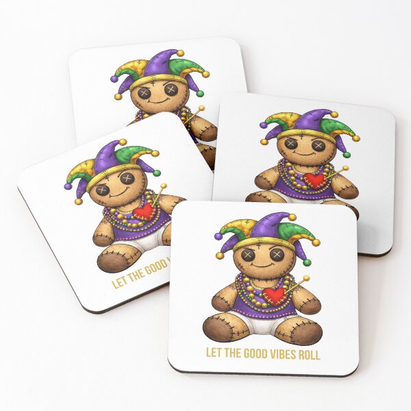 Item preview, Mardi Gras Le Voodoo Doll. — “Let the Good Vibes Roll.” designed and sold by MPForet.