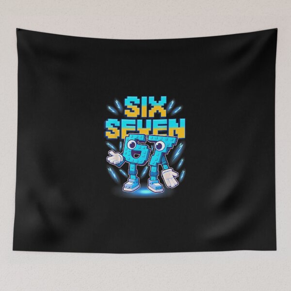 Item preview, Six Seven Brainrot Italian Funny 67 Kids Gaming Meme  designed and sold by MatherFisher.