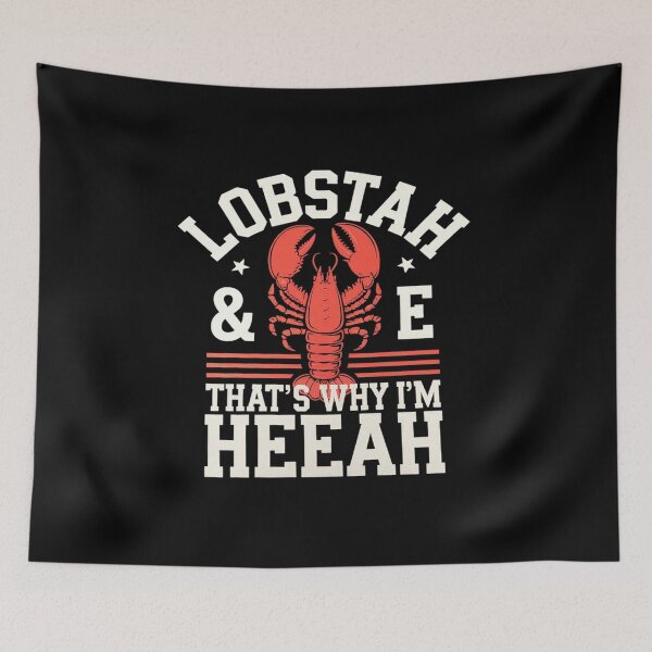 Item preview, Funny Lobster Lobstah and Beeah That's Why I'm Heeah  designed and sold by MyzoToyota.