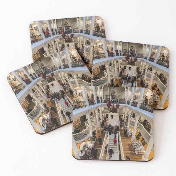 Item preview, Modern Bookstore Interior With Staircases designed and sold by Rabee Khalil Photography.