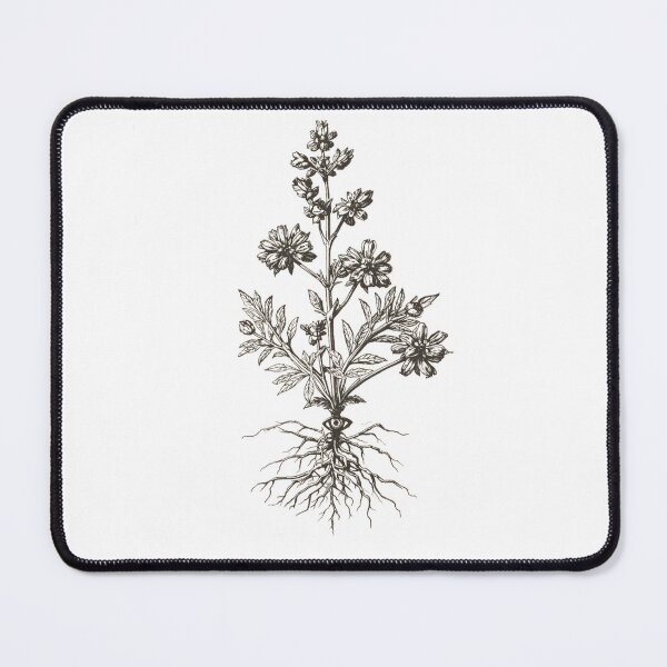Item preview, Wormwood Witch Herb - Slavic Botany Etching - Dark Herbalist Art designed and sold by YvkafromPoland.