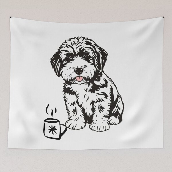 Item preview, Bernedoodle Mom Coffee and Cuddles Dog Lover designed and sold by HappySproutArt.