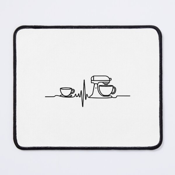 Item preview, Coffee and Mixer  EKG Line Art designed and sold by jkrphoto.