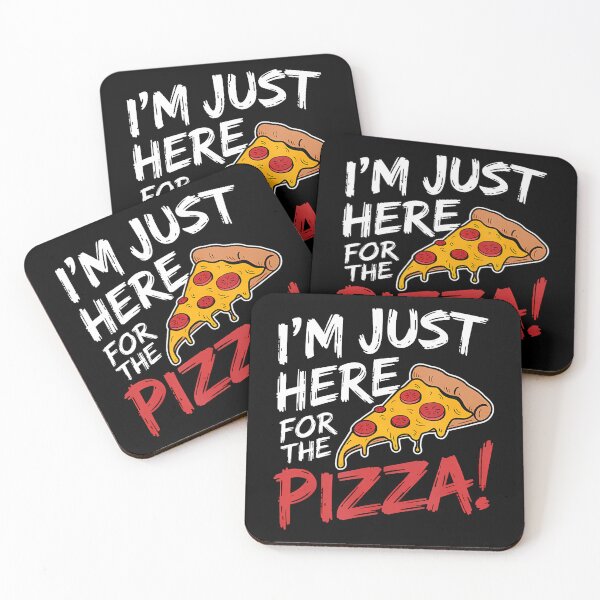 Item preview, I'M Just Here For The Pizza Funny Foodie Slice Pizza designed and sold by arzateiosumn.