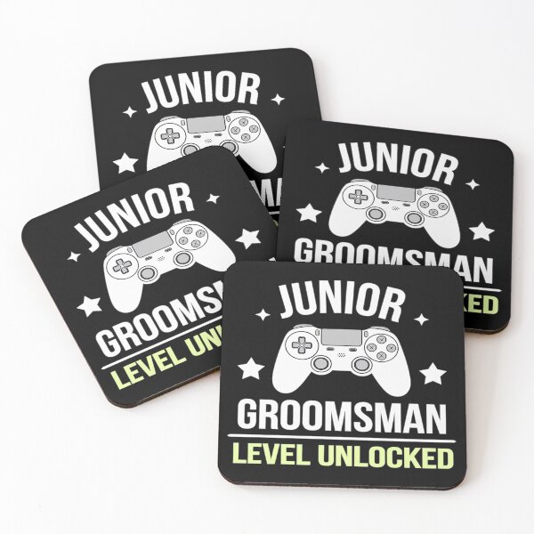 Item preview, Gamer Junior Groomsman Level Unlocked Video Gaming Wedding  designed and sold by MyzoToyota.