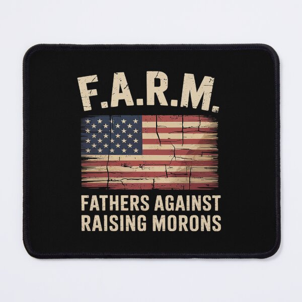 Item preview, Fathers Against Raising Morons Funny US Flag Father's Day designed and sold by KotexTemu.