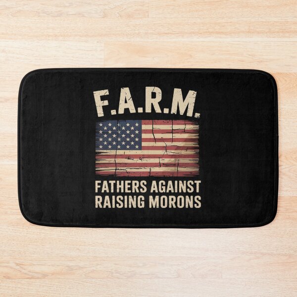 Item preview, Fathers Against Raising Morons Funny US Flag Father's Day designed and sold by KotexTemu.