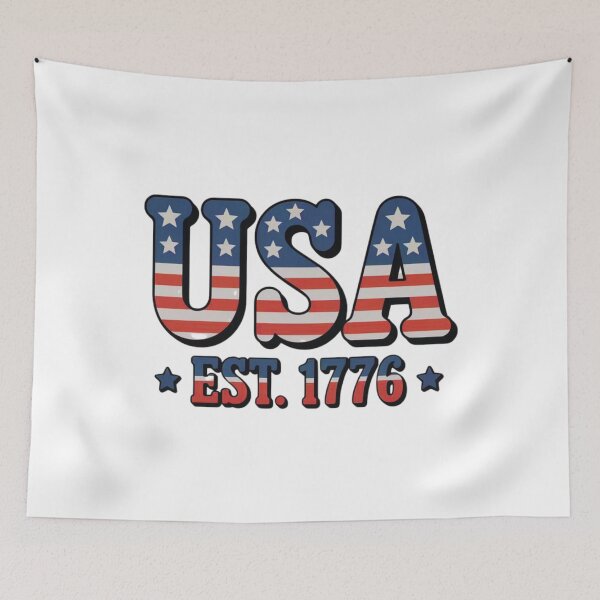 Item preview, USA Est 1776 Patriotic Vintage designed and sold by Oniyasha.