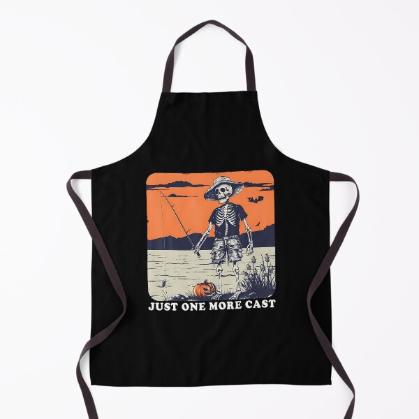 Item preview, Funny Skeleton Fishing Just One More Cast Quote designed and sold by arzateiosumn.