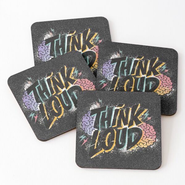 Item preview, Think Loud Graphic T-Shirt – Bold Mind Power Quote Streetwear designed and sold by KDesignCrafts.
