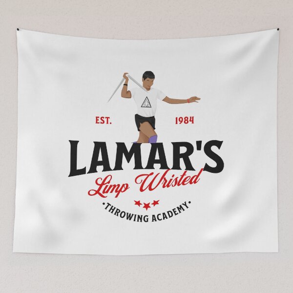 Item preview, Lamar's Limp Wristed Throwing Academy - Est 1984  designed and sold by narusasuto.