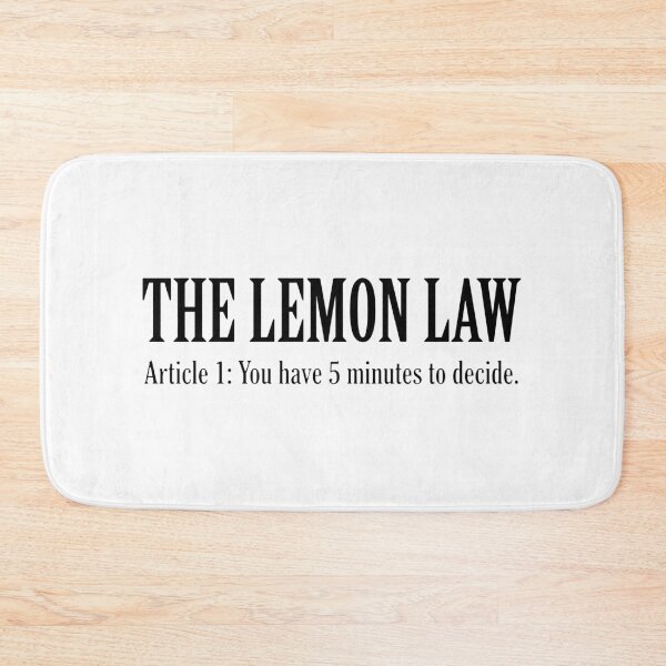 Item preview, The Lemon Law How I Met Your Mother designed and sold by Screen Lore.