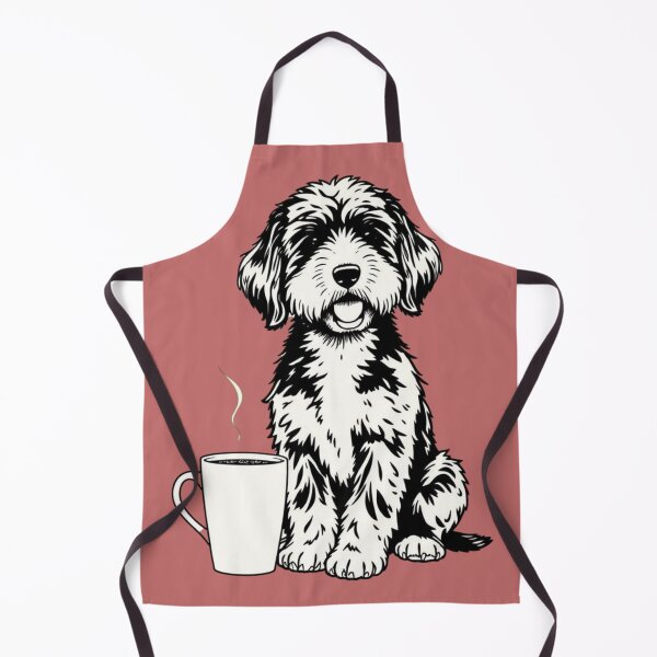Item preview, Bernedoodle & Coffee – Minimalist Dog Lover Art designed and sold by HappySproutArt.