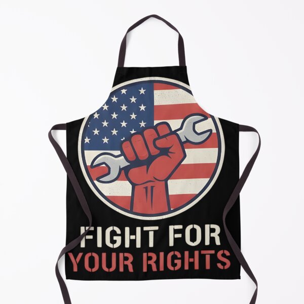 Item preview, Fight For Your Rights - Patriotic American Worker Art designed and sold by PoliticsPrints.