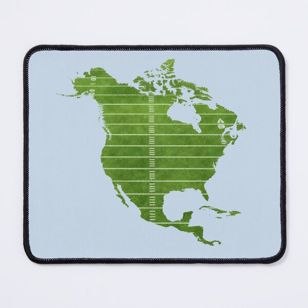 Item preview, North America Sports Field Map - USA Canada Mexico Turf designed and sold by Velustro Shop.