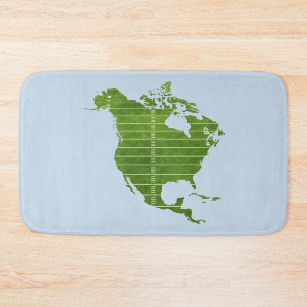 Item preview, North America Sports Field Map - USA Canada Mexico Turf designed and sold by Velustro Shop.
