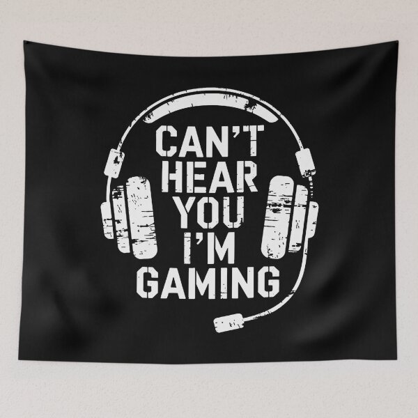 Item preview, Can't Hear You I'M Gaming Funny Gamer Headset Accessories designed and sold by arzateiosumn.
