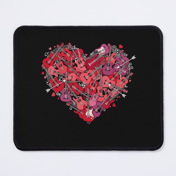 Item preview, Heart Guitar Love Valentines Day Guitarist Player Men Women designed and sold by clothesy7.