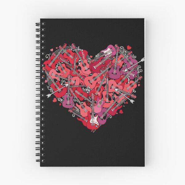 Item preview, Heart Guitar Love Valentines Day Guitarist Player Men Women designed and sold by clothesy7.